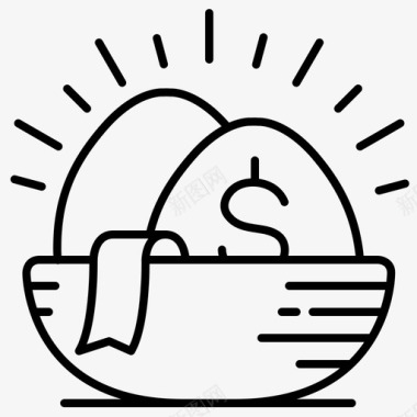 梦想基金投资金融基金图标