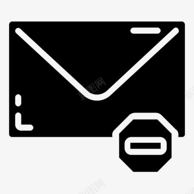 垃圾邮件垃圾邮件排除邮件图标