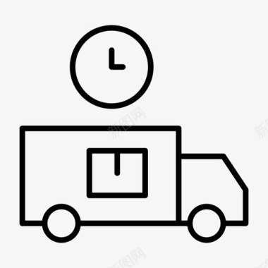 运输业送货车货物包装图标