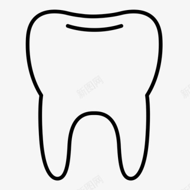 有关牙齿牙齿牙科牙医图标