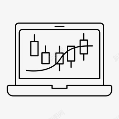 电脑图信息笔记本电脑烛台图外汇图标