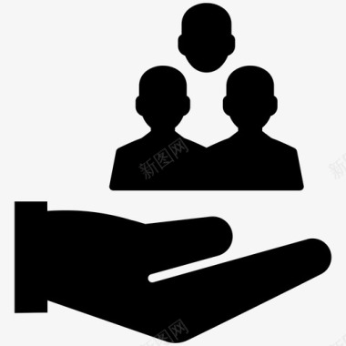 安全员员工安全保险保护图标