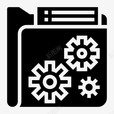 服务器数据文档文件图标