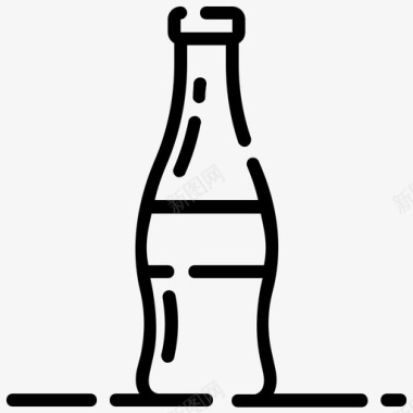汽水瓶装可口可乐图标