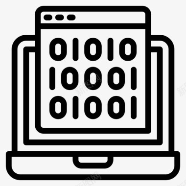 HTML代码代码大数据浏览器图标