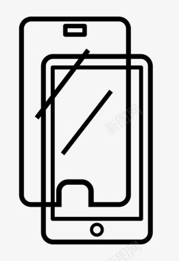 钢化玻璃护网手机图标