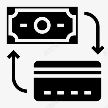 信贷宣传海报支付现金信贷图标