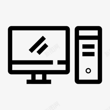 数字电子技术台式机计算机设备图标