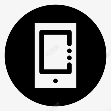 圆形火焰图标智能手机圆形电脑图标