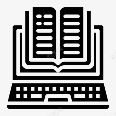 智慧书籍教育背景书籍教育学习图标