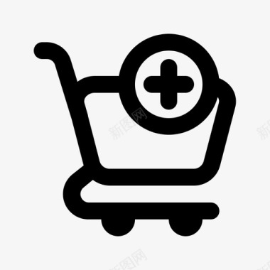 应用程序商店的标志加入购物车网上商店购物车图标