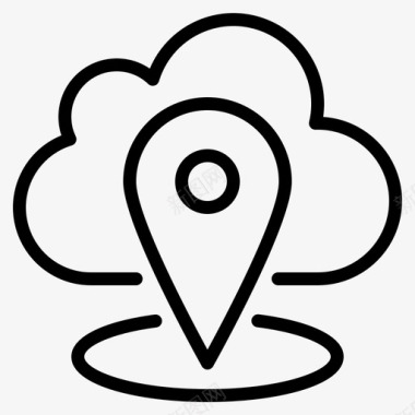 云服务器云网络服务器图标