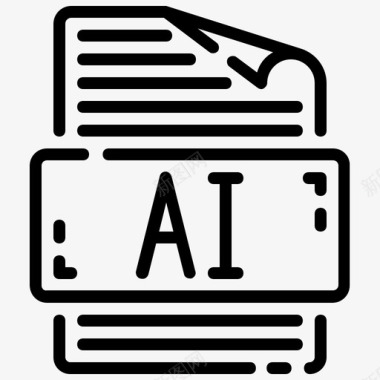 AI免抠AI文件文档格式图标