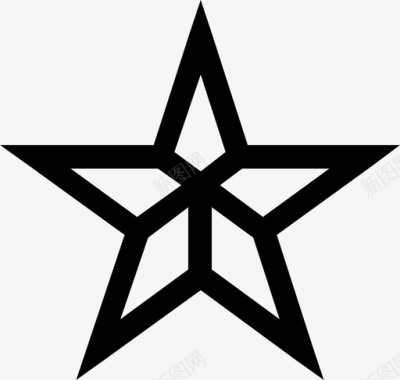 星星文化符号几何形状图标