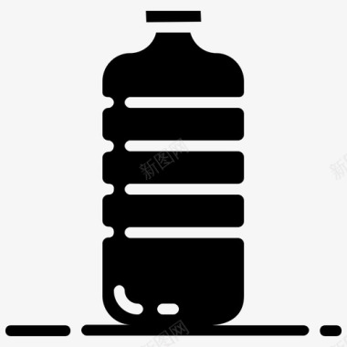 食物和饮料水瓶子饮料图标