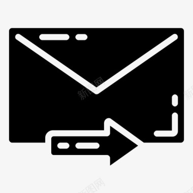 符号电子邮件发送消息通信符号图标