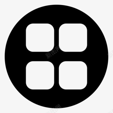 圆形火焰图标菜单项目符号列表列表菜单图标