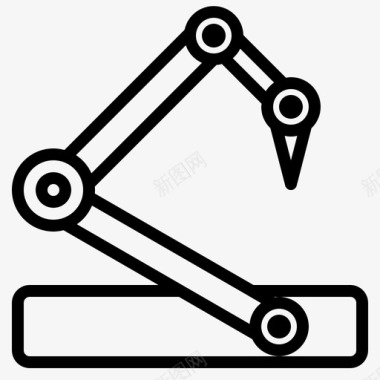 花纹手臂机器人手臂建筑图标