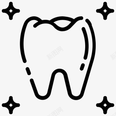健康牙齿牙科口腔医学图标