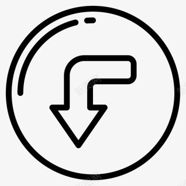 向左旋转向左箭头按钮图标