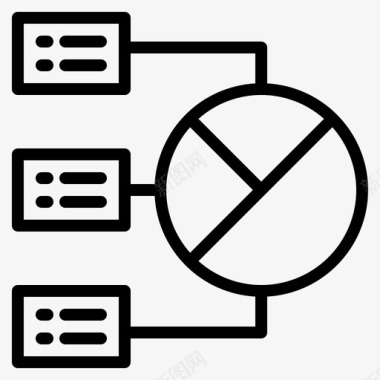 饼图图表饼图分析图表图标