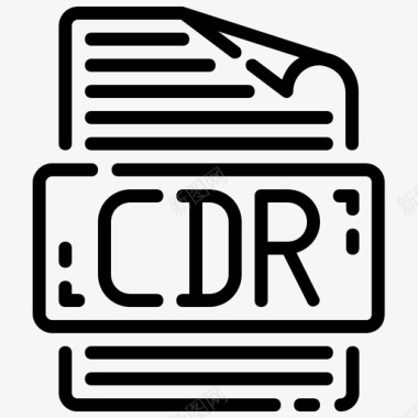 CDR格式雕花cdr文件文档格式图标