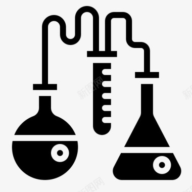 试管试管实验室科学图标