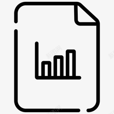 asl样式设计条形图文件文档文件样式图标