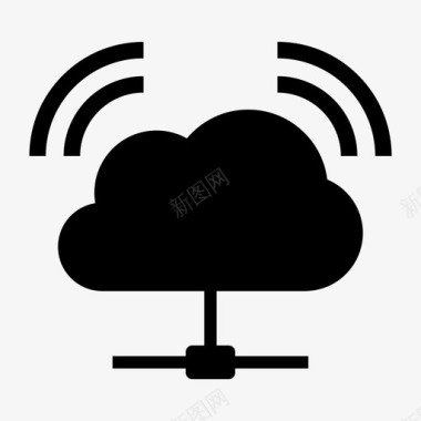 服务器云共享安全服务器图标