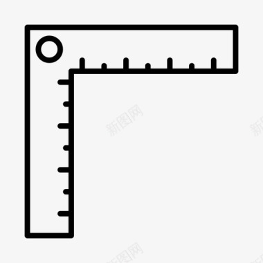 尺子量尺尺学量图标