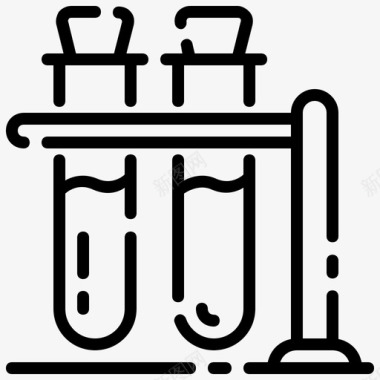 实验与科学试管实验实验室图标
