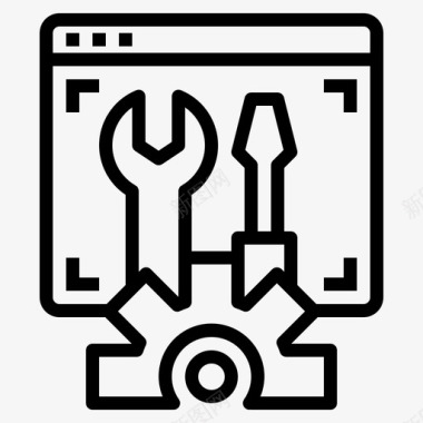 齿轮标志配置齿轮设置图标