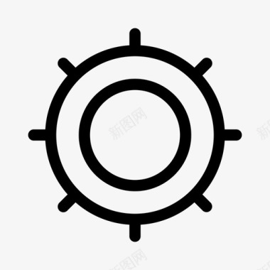 圆形火焰图标设置管理员配置图标