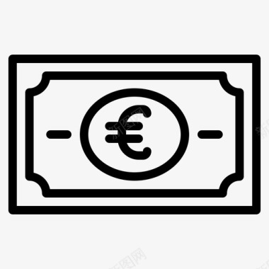 火焰欧元图标货币现金欧元图标