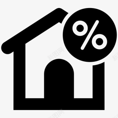 房地产倒计时房地产报价折扣住房图标