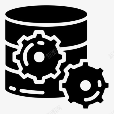 服务器数据库配置服务器设置图标