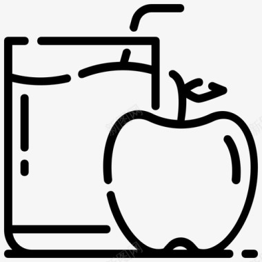 苹果苹果酒饮料液体图标