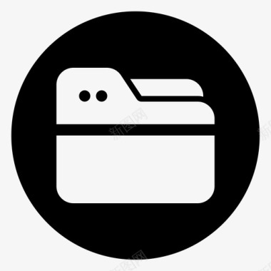 qq界面设计文件夹存档文件图标