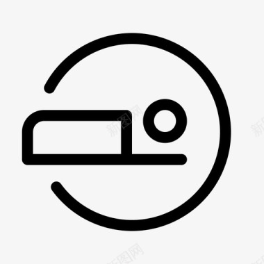圆形火焰图标mricat扫描计算机断层扫描图标