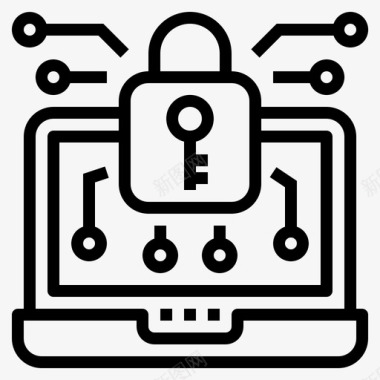 服务器数据文件锁图标