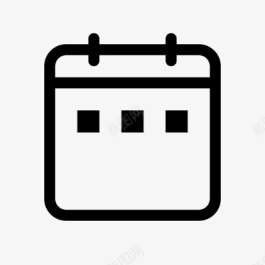 圆形火焰图标时间段约会日历图标