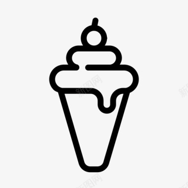 采购产品冰淇淋筒冰淇淋筒饮料图标