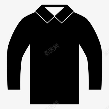 泼墨风格服装衣服洗衣图标