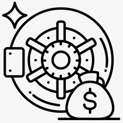 银行金库金库银行存款高清图片