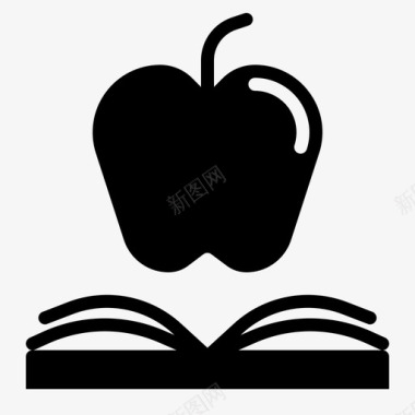 苹果苹果图书教育图标