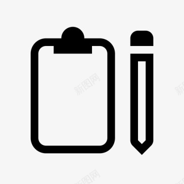 圆形火焰图标编辑任务作业剪贴板图标