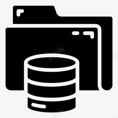 服务器数据库存档文件夹服务器图标