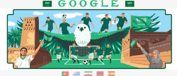 世界盃足球赛第七天google素材