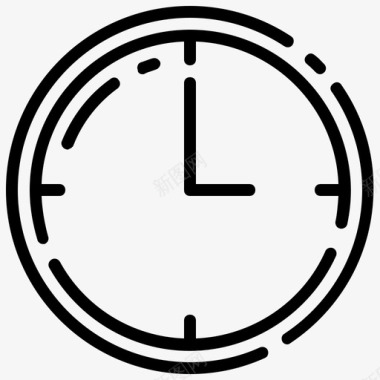 金融时钟时钟历史时间图标