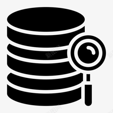 服务器分析数据搜索图标